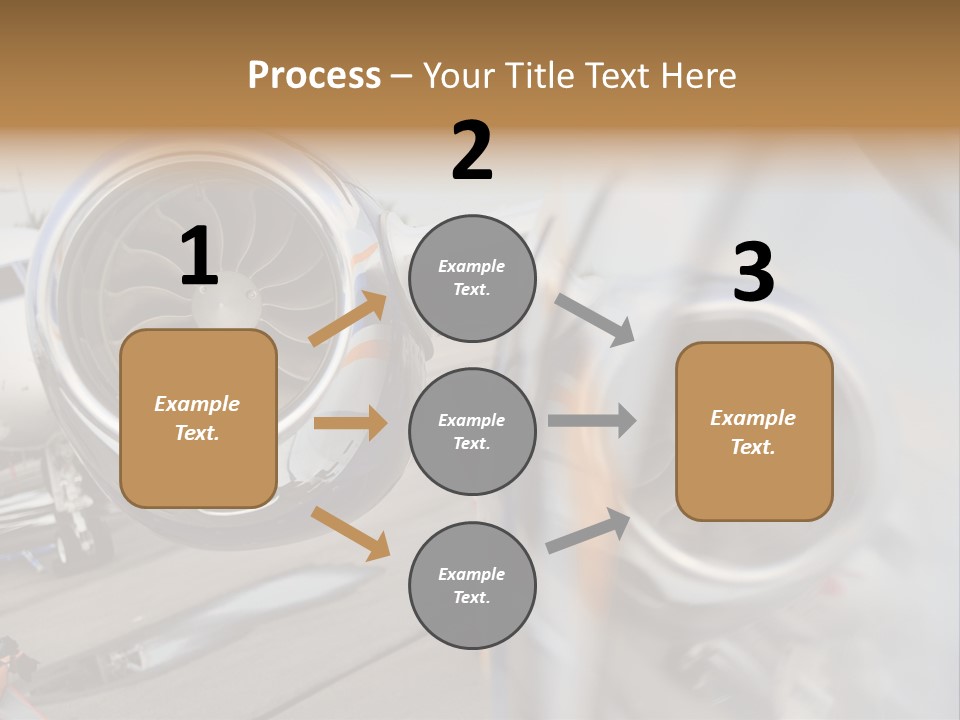 Aircraft Exhibition Exterior PowerPoint Template