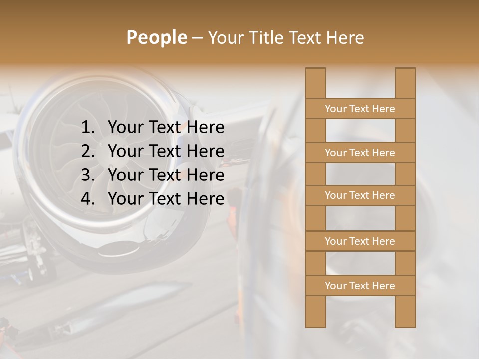 Aircraft Exhibition Exterior PowerPoint Template