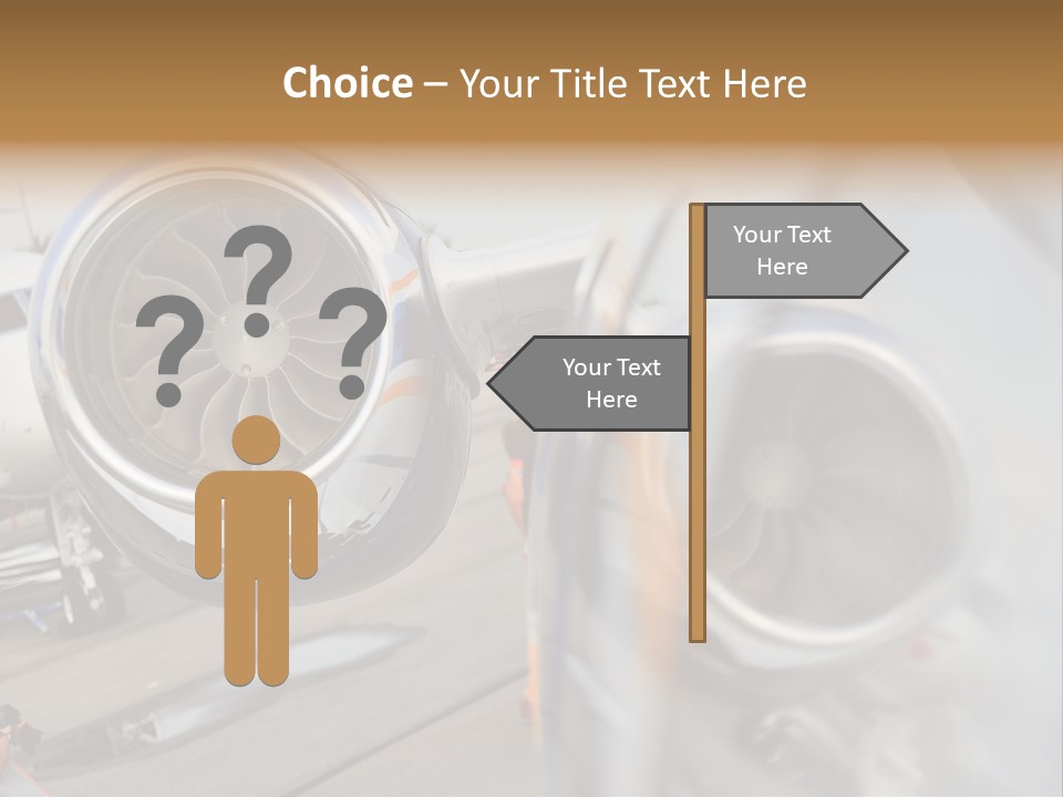 Aircraft Exhibition Exterior PowerPoint Template
