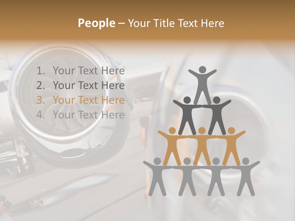 Aircraft Exhibition Exterior PowerPoint Template