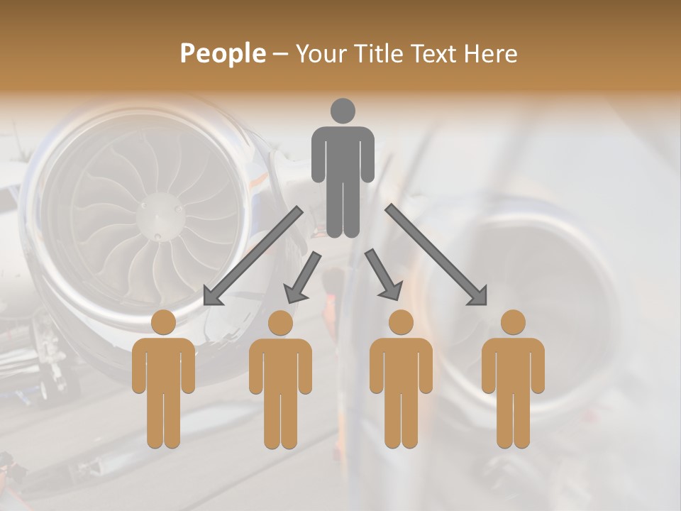 Aircraft Exhibition Exterior PowerPoint Template