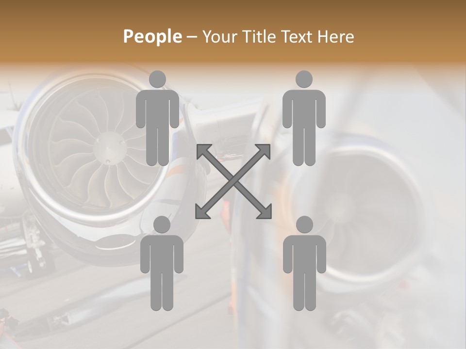 Aircraft Exhibition Exterior PowerPoint Template