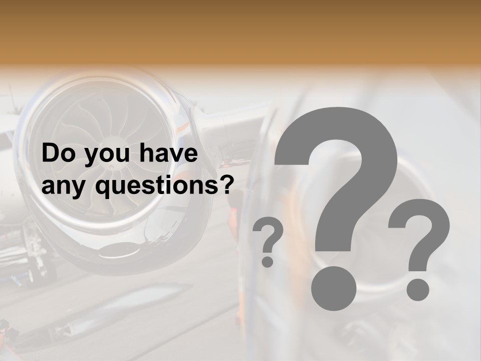 Aircraft Exhibition Exterior PowerPoint Template