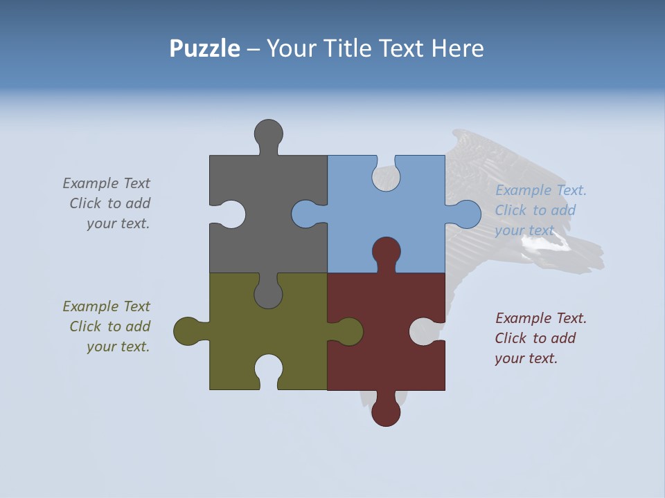 Animal Photography Canada Goose Brown PowerPoint Template