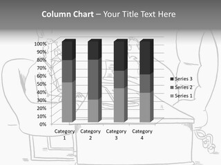 A Cartoon Of Two Men Sitting At A Table Talking To Each Other PowerPoint Template