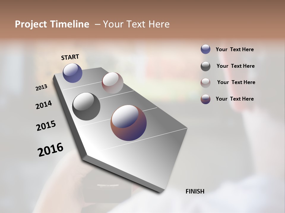 A Person Holding A Remote Control In Front Of A Television PowerPoint Template