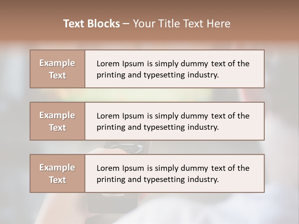 A Person Holding A Remote Control In Front Of A Television PowerPoint Template