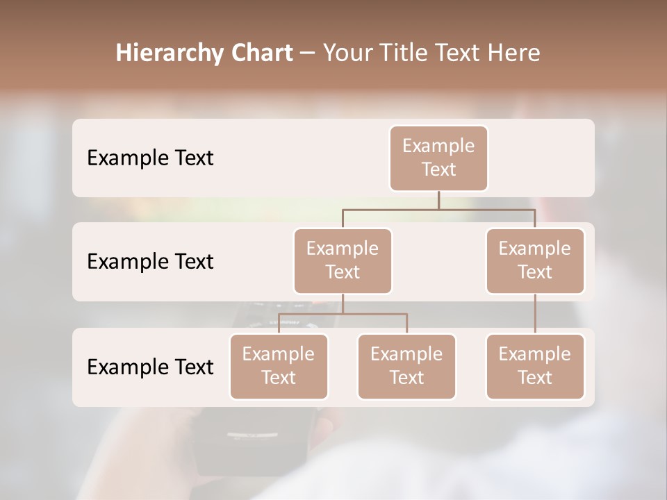 A Person Holding A Remote Control In Front Of A Television PowerPoint Template