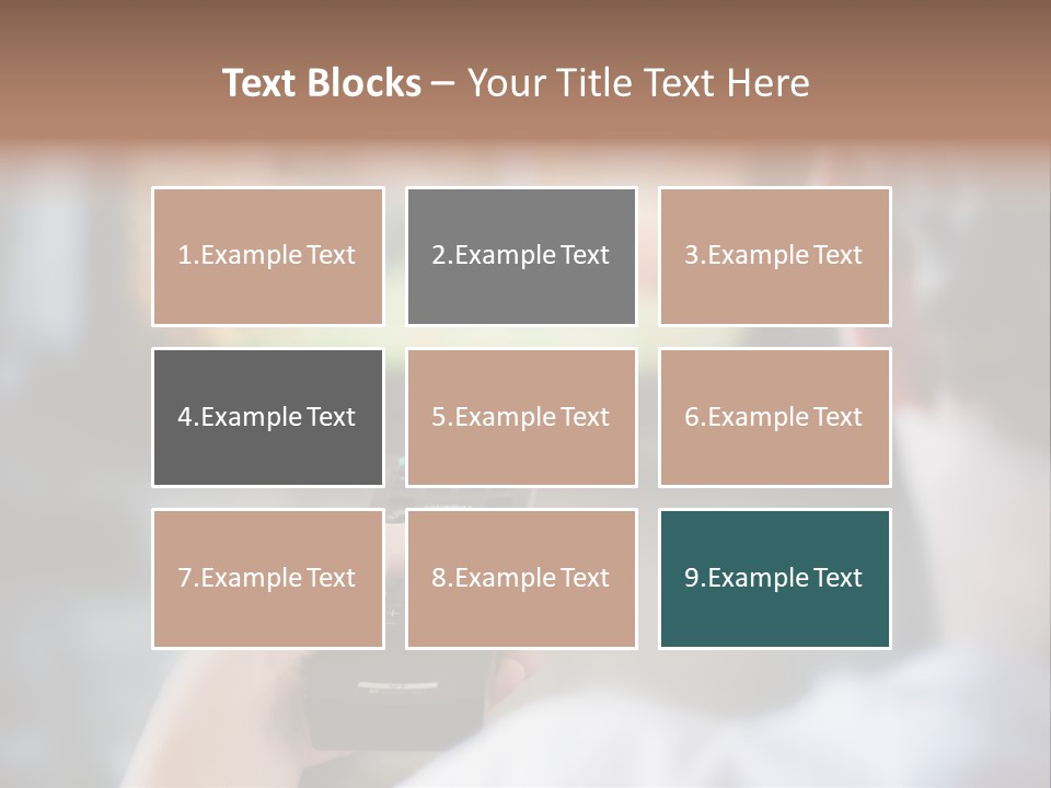 A Person Holding A Remote Control In Front Of A Television PowerPoint Template