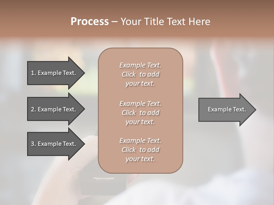 A Person Holding A Remote Control In Front Of A Television PowerPoint Template