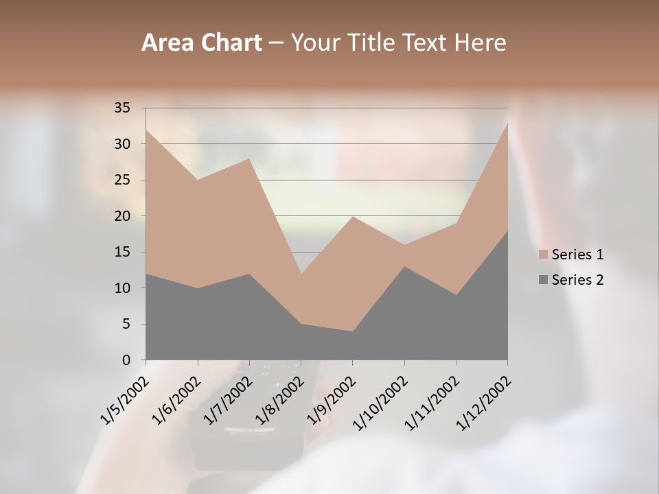 A Person Holding A Remote Control In Front Of A Television PowerPoint Template
