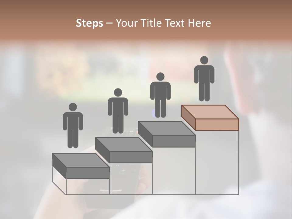 A Person Holding A Remote Control In Front Of A Television PowerPoint Template