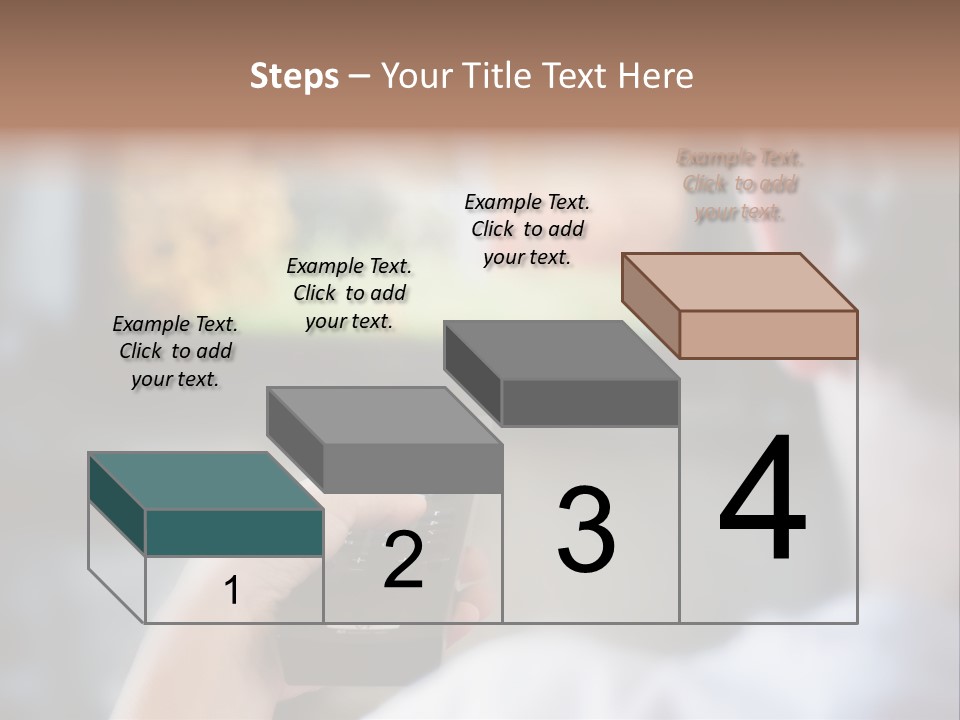 A Person Holding A Remote Control In Front Of A Television PowerPoint Template