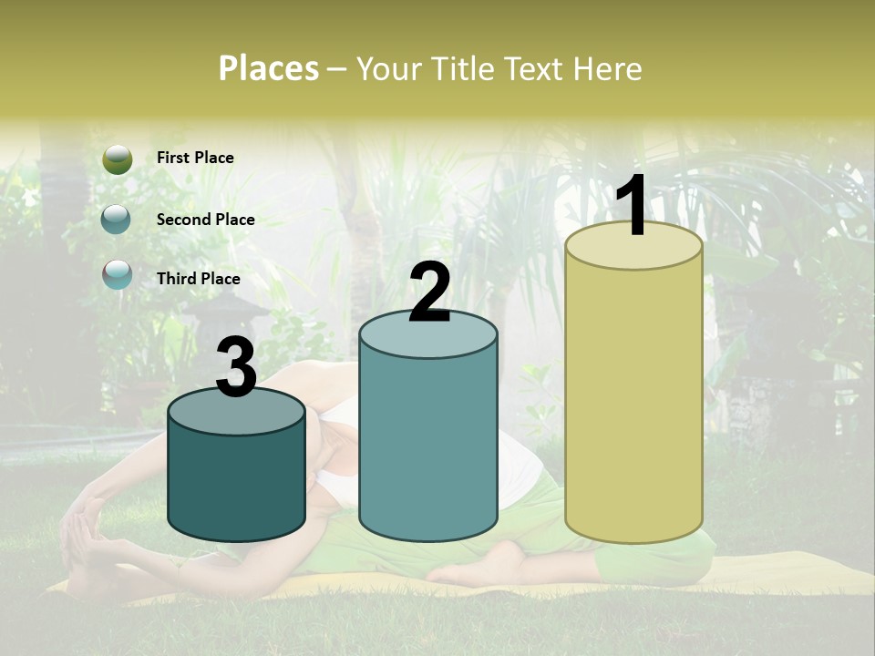 Happy Young Person PowerPoint Template