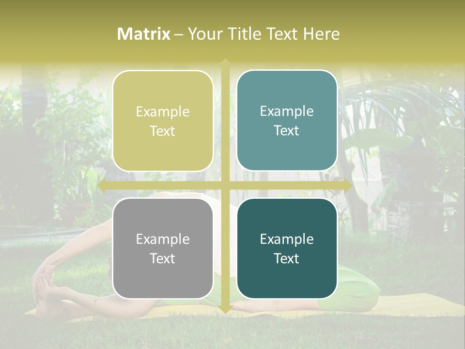 Happy Young Person PowerPoint Template