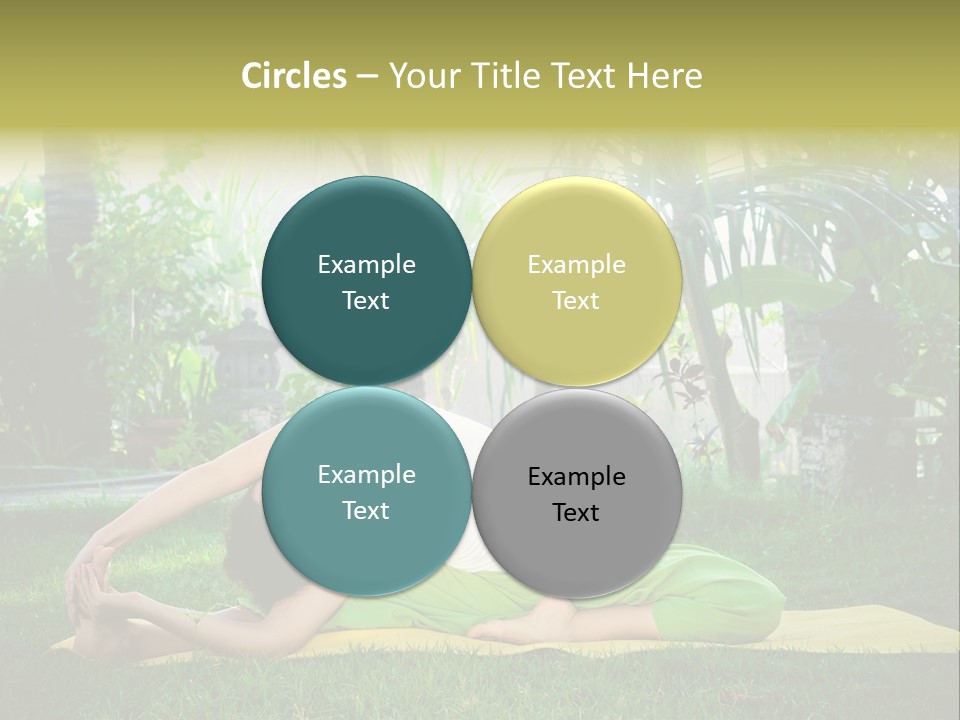 Happy Young Person PowerPoint Template