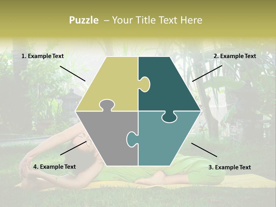 Happy Young Person PowerPoint Template