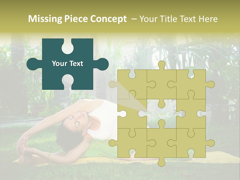 Happy Young Person PowerPoint Template