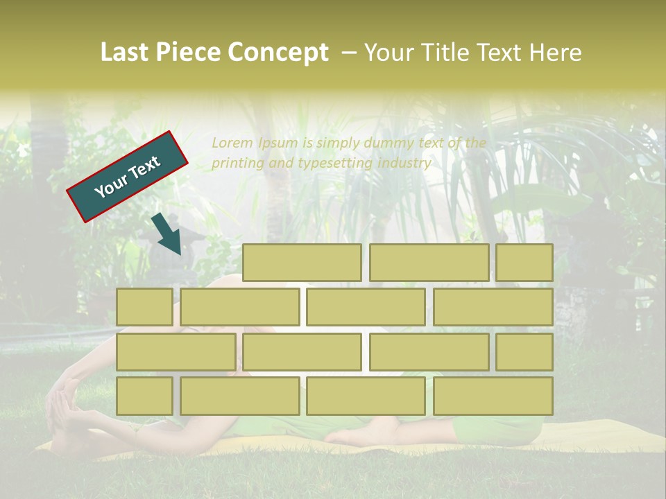 Happy Young Person PowerPoint Template