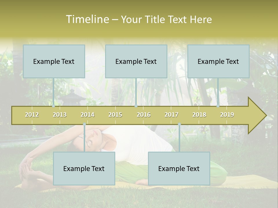 Happy Young Person PowerPoint Template