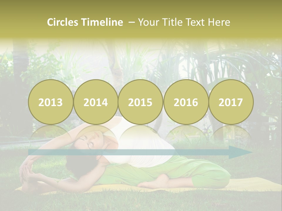 Happy Young Person PowerPoint Template