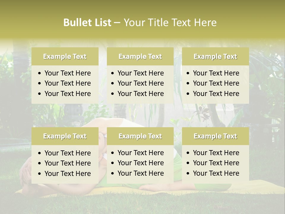 Happy Young Person PowerPoint Template