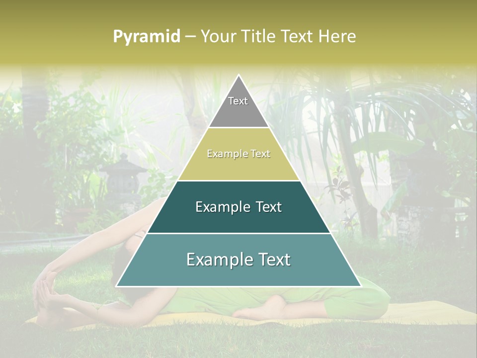 Happy Young Person PowerPoint Template