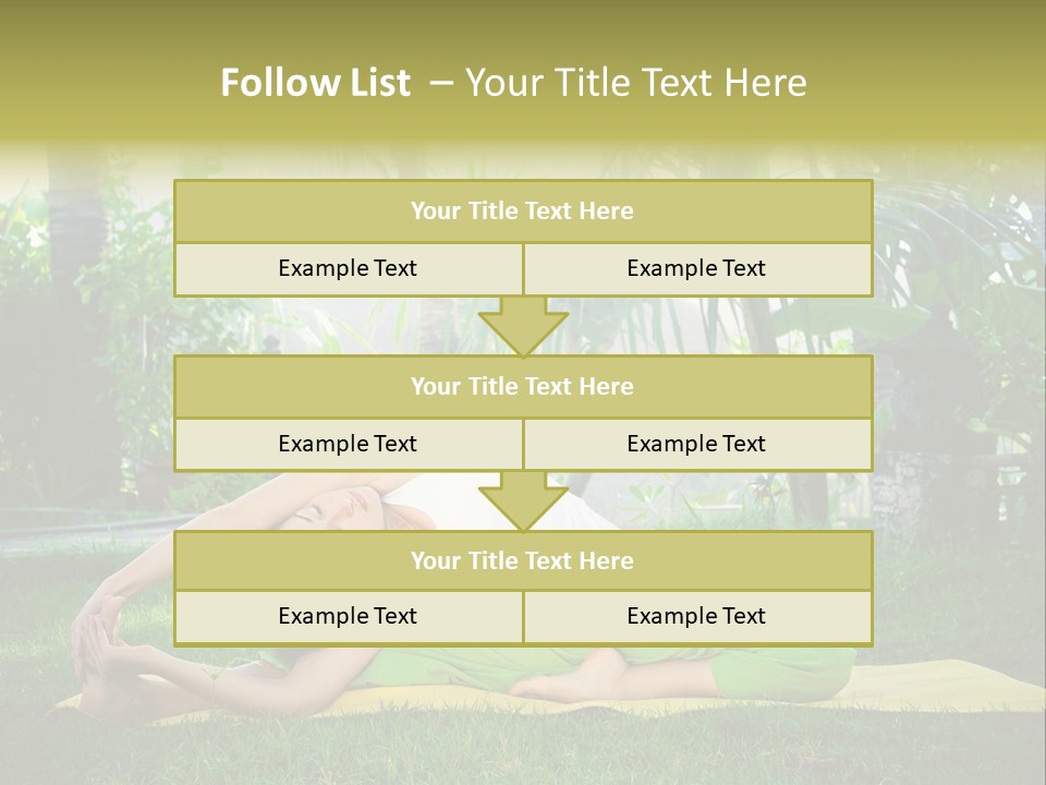 Happy Young Person PowerPoint Template