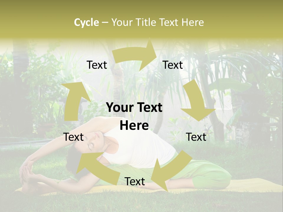 Happy Young Person PowerPoint Template