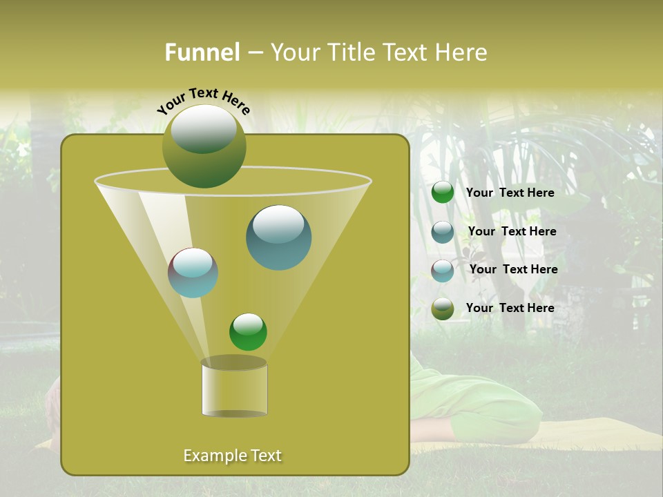 Happy Young Person PowerPoint Template