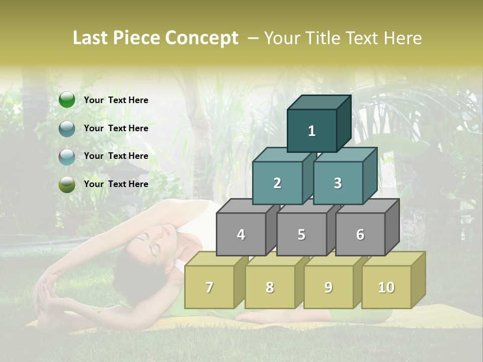 Happy Young Person PowerPoint Template