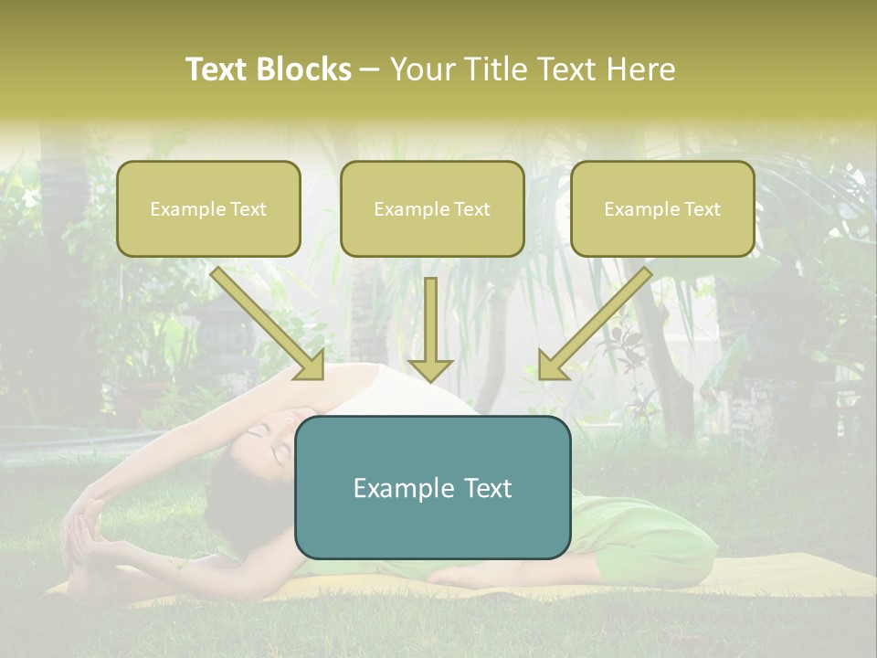 Happy Young Person PowerPoint Template