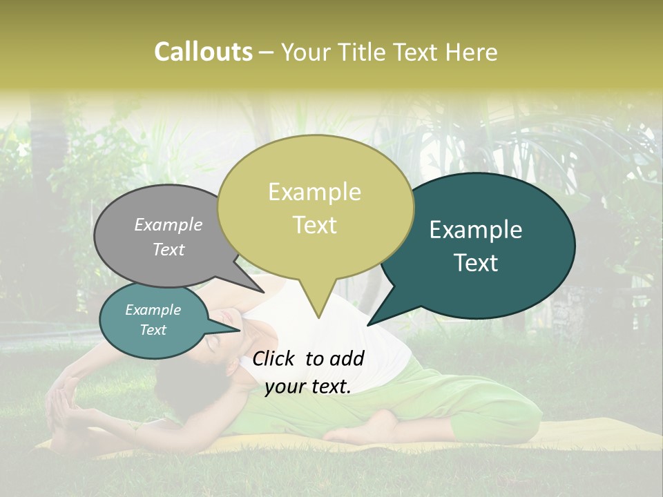 Happy Young Person PowerPoint Template