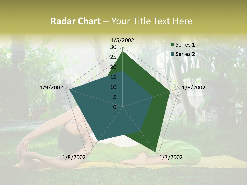 Happy Young Person PowerPoint Template