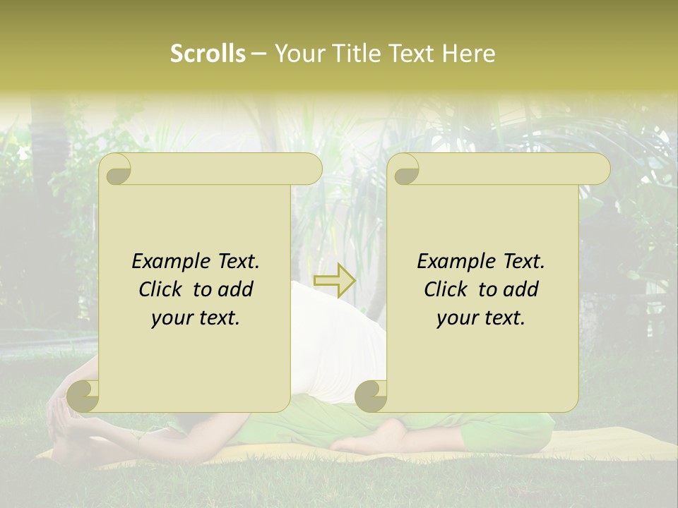 Happy Young Person PowerPoint Template