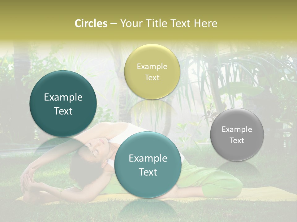 Happy Young Person PowerPoint Template