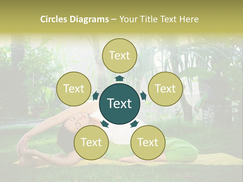 Happy Young Person PowerPoint Template