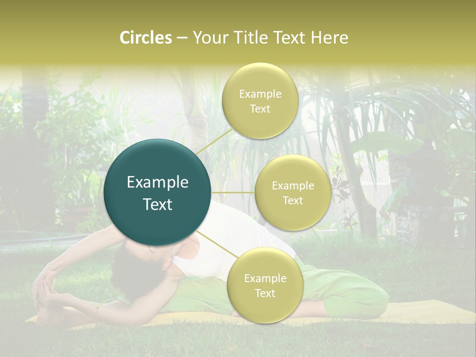 Happy Young Person PowerPoint Template