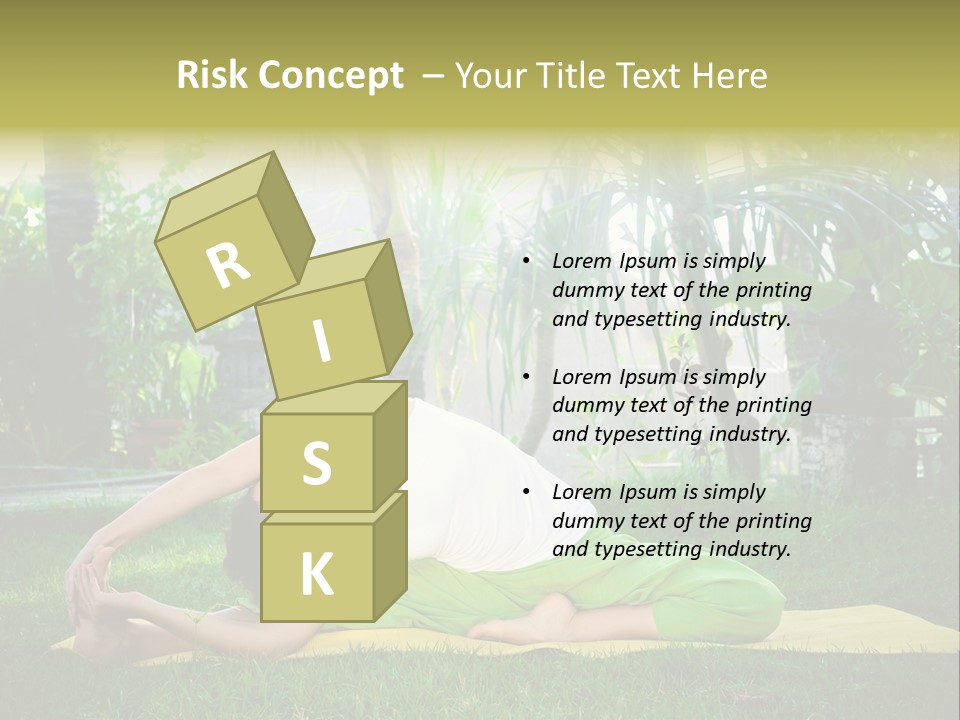 Happy Young Person PowerPoint Template