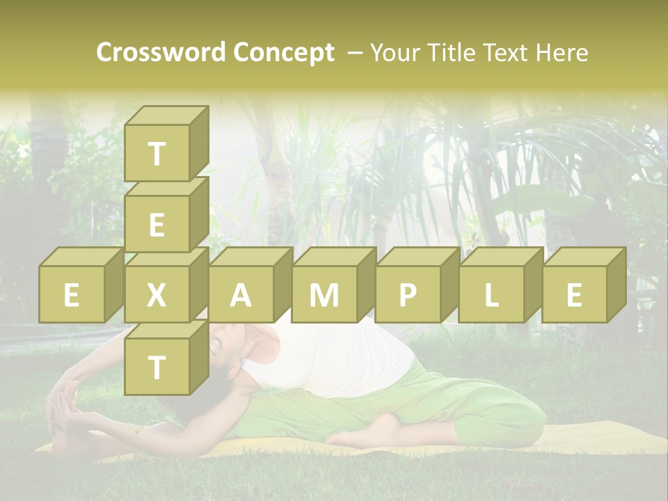 Happy Young Person PowerPoint Template