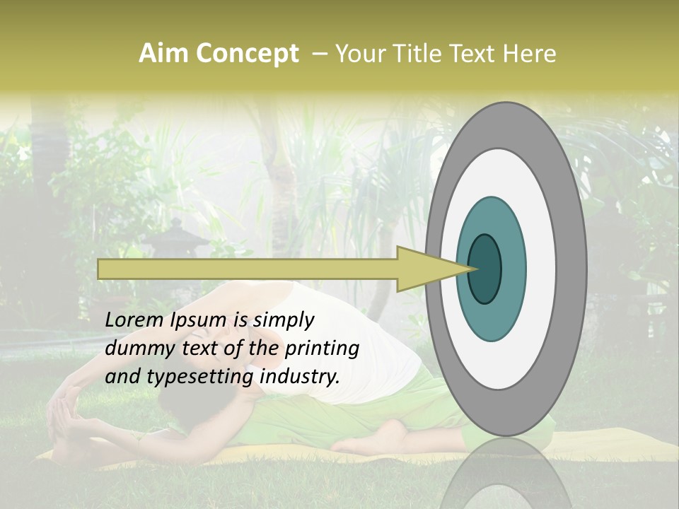 Happy Young Person PowerPoint Template