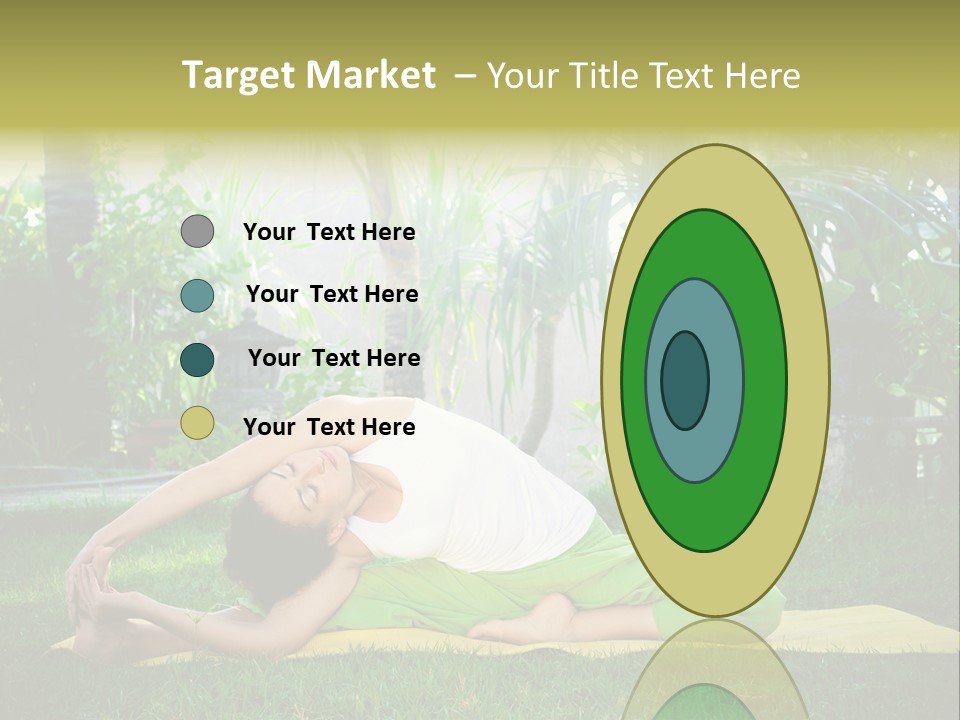 Happy Young Person PowerPoint Template