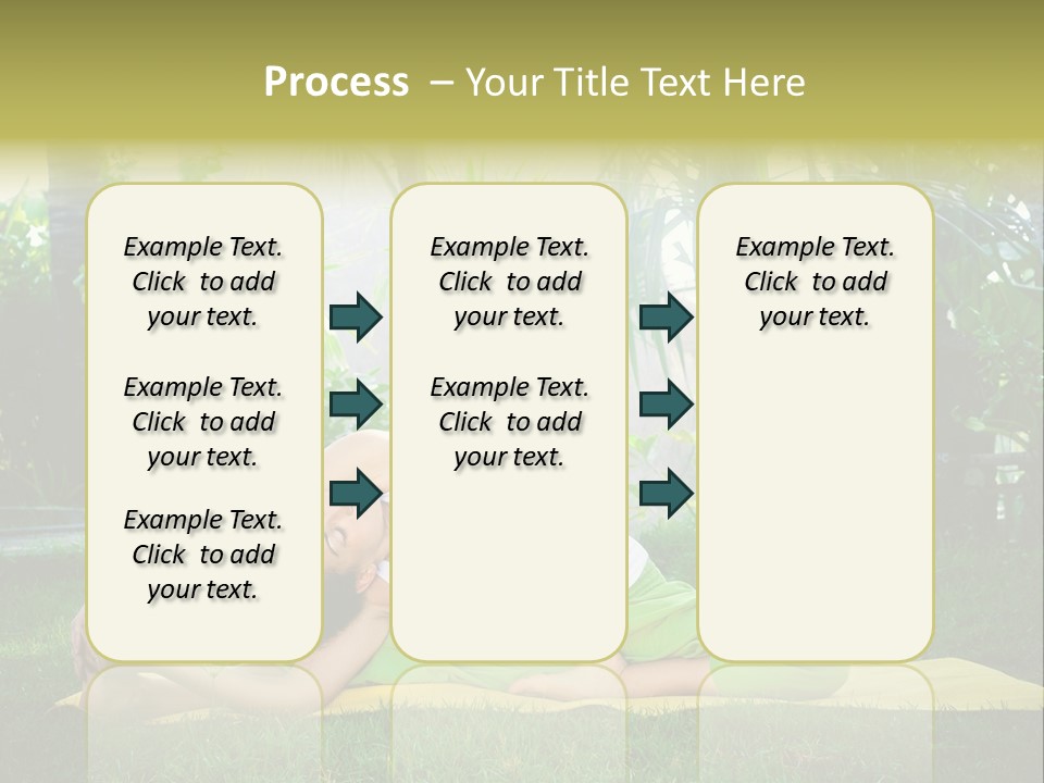 Happy Young Person PowerPoint Template