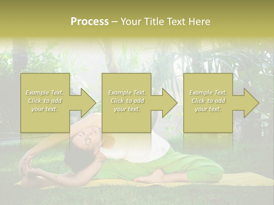 Happy Young Person PowerPoint Template