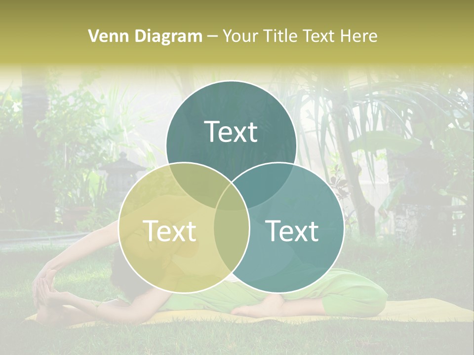 Happy Young Person PowerPoint Template