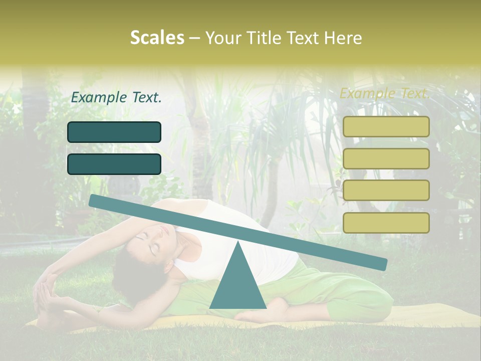 Happy Young Person PowerPoint Template