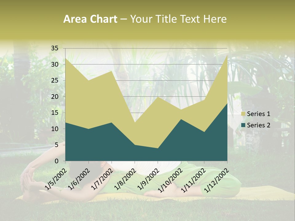 Happy Young Person PowerPoint Template