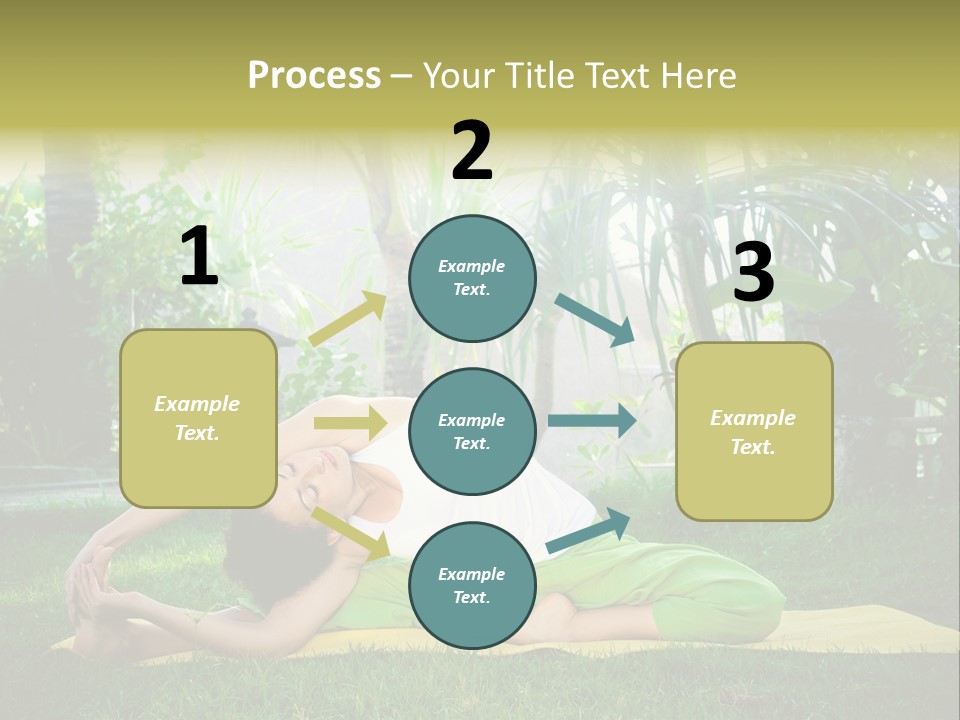Happy Young Person PowerPoint Template