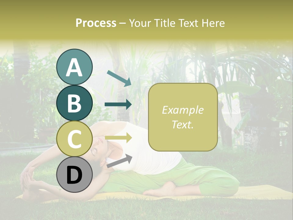 Happy Young Person PowerPoint Template