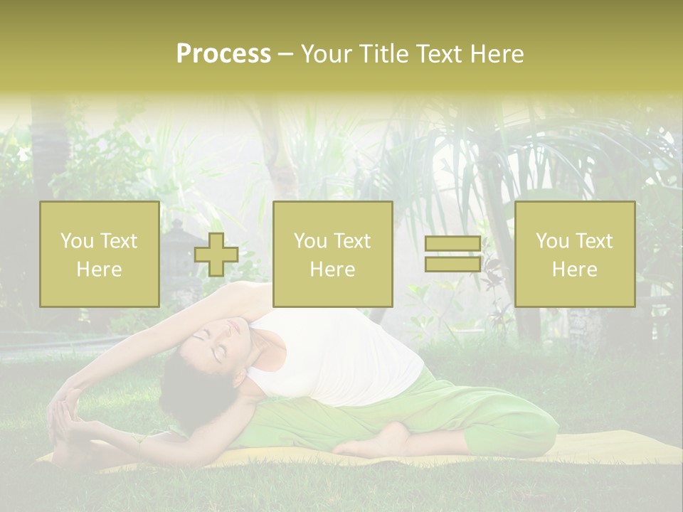 Happy Young Person PowerPoint Template